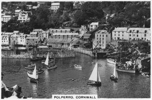 Polperro, Cornwall, 1936 av Unbekannt
