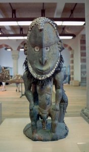 Polynesisk gud staty av Unbekannt
