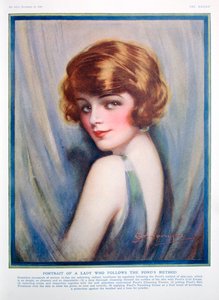 Ponds Cream-annons, 1928 av Unbekannt