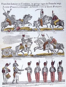 Populär bild av Napoleonkrigen, 1800-talet av Unbekannt