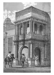 Veranda vid Audley End, Essex, c1840. av Unbekannt