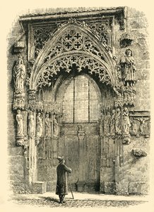 Porsche i St. Sebaldus-kyrkan, Nürnberg, 1890. av Unbekannt