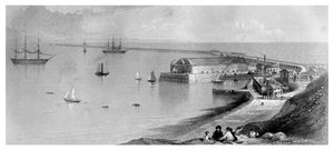 Portlands hamn och vågbrytare, 1866 av Unbekannt