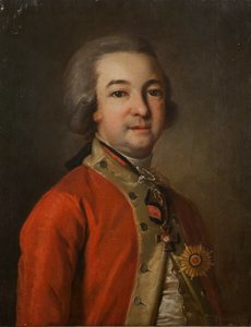 Porträtt av Alexander Khrapovitsky 1749-1801, senator och författare, andra hälften av 1700-talet. av Unbekannt
