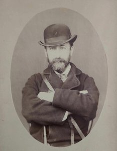 Porträtt av Camille Saint-Saens 1835-1921, 1870. av Unbekannt