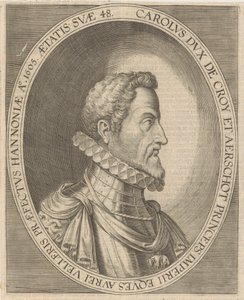Porträtt av Karl III av Croÿ 1560-1612, 1600-talet. av Unbekannt