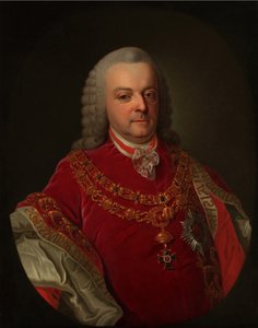 Porträtt av greve Ferenc Esterházy de Galántha 1715-1785.