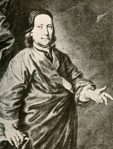 Porträtt av greve Zinzendorf i en predikantrock, c1740, 1937. av Unbekannt