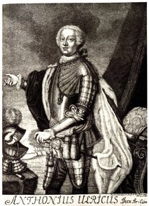 Porträtt av hertig Anthony Ulrich av Brunswick 1714-1774 av Unbekannt