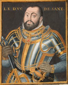 Porträtt av hertig Johann Friedrich I 1503-1554, kurfurst av Sachsen, ca. 1550. av Unbekannt