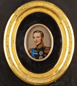 Porträtt av kejsar Alexander II 1818-1881, 1840-talet av Unbekannt