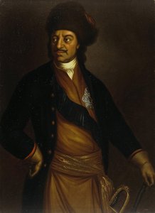 Porträtt av kejsar Peter I den store 1672-1725, tidigt 1700-tal. av Unbekannt