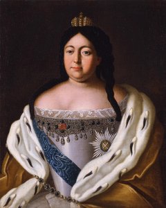 Porträtt av kejsarinnan Anna Ioannovna 1693-1740, 1700-talet av Unbekannt