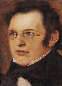 Porträtt av Franz Schubert 1797-1828, första kvartalet av 1800-talet.. av Unbekannt