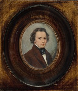 Porträtt av Frederic Chopin 1810-1849. av Unbekannt