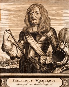 Porträtt av Fredrik Vilhelm 1620-1688, kurfurst av Brandenburg, hertig av Preussen, 1675. av Unbekannt