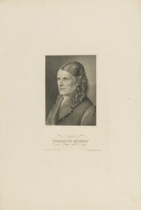 Porträtt av Friedrich Rückert 1788-1866, ca 1845. av Unbekannt