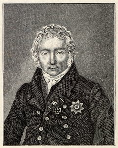 Porträtt av Friedrich von Motz 1775-1830. av Unbekannt