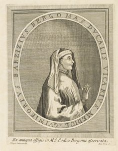 Porträtt av Gasparinus de Bergamo, 1716-1717. av Unbekannt