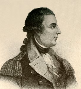 Porträtt av general Montgomery, som visar en svart sidenstock, hår i kö, c1770, 1937. av Unbekannt