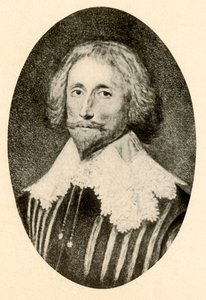 Porträtt av George Sandys, med skuren dubblett och Vandyke-krage, c1610-1630, 1937. av Unbekannt