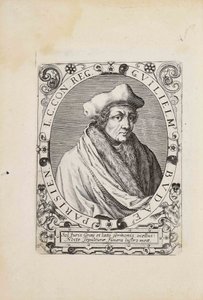 Porträtt av Guillaume Budé 1467-1540, 1627. av Unbekannt