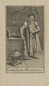 Porträtt av Guillaume Postel 1510-1581, före 1740. av Unbekannt