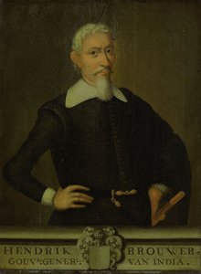 Porträtt av Hendrik Brouwer (1581-1643).  Alternativa titlar: Hendrik Brouwer (1581-1643). Generalguvernör (1632-36).[1] av Unbekannt