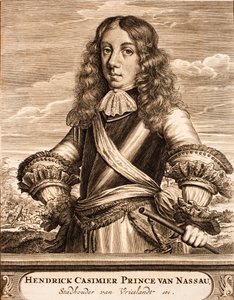 Porträtt av Henry Casimir II 1657-1696, prins av Nassau-Dietz, 1675. av Unbekannt