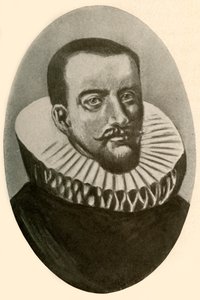 Porträtt av Henry Hudson, engelsk navigatör i ruff, 1609, 1937. av Unbekannt
