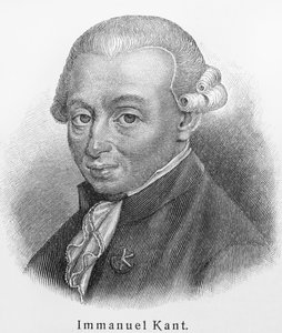 Porträtt av Immanuel Kant 1724-1804 av Unbekannt