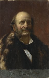 Porträtt av Jacques Offenbach 1819-1880