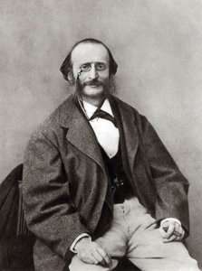 Porträtt av Jacques Offenbach 1819-1880, ca 1865. av Unbekannt