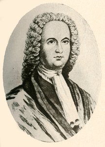 Porträtt av James Logan, i peruk och rättsdräkt, buren i Pennsylvania, 1745, 1937. av Unbekannt