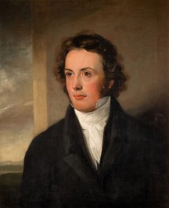 Porträtt av James Tibbetts Willmore 1800-63, 1830. av Unbekannt