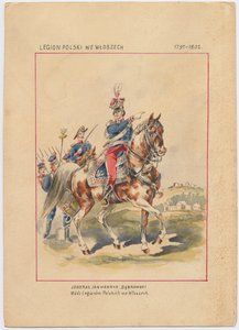 Porträtt av Jan Henryk Dabrowski, ca 1797-1800 av Unbekannt