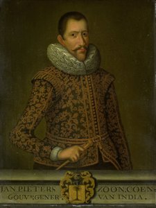Porträtt av Jan Pieterszoon Coen (1587-1629) av Unbekannt