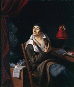 Porträtt av Jean-Paul Marat 1743-1793, ca. 1793. av Unbekannt