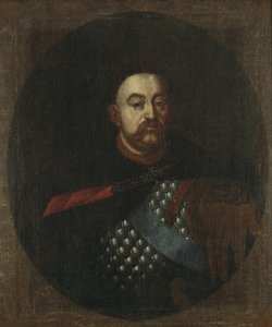 Porträtt av John III Sobieski 1629-1696, kung av Polen och storhertig av Litauen, ca 1685 av Unbekannt