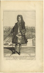 Porträtt av John Law 1671-1729, 1720. av Unbekannt