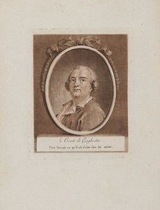 Porträtt av Joseph Balsam, greve av Cagliostro, 1700-talet. av Unbekannt