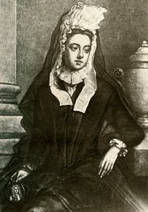 Porträtt av Lady Fenwick, som visar sörjande änkor, 1695, 1937. av Unbekannt