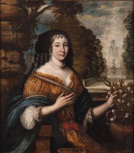 Porträtt av Madeleine de Scudéry 1607-1701, 1600-talet. av Unbekannt