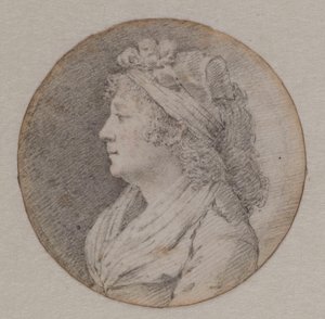 Porträtt av Marie Louise av Savojen 1749-1792, prinsessan av Lamballe. av Unbekannt