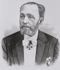 Porträtt av Marius Petipa 1818-1910, 1899 av Unbekannt