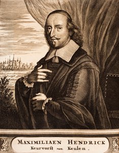Porträtt av Maximilian Henrik av Bayern 1621-1688, ärkebiskop av Köln, 1675. av Unbekannt