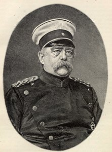 Porträtt av Otto von Bismarck 1815-1898. av Unbekannt
