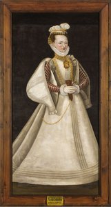Porträtt av Perchta av Rosenberg 1425-1476. av Unbekannt