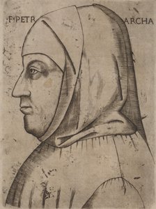Porträtt av Petrarca, första hälften av 1500-talet. av Unbekannt