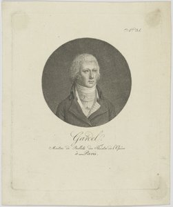 Porträtt av Pierre-Gabriel Gardel 1758-1840, ca. 1787. av Unbekannt